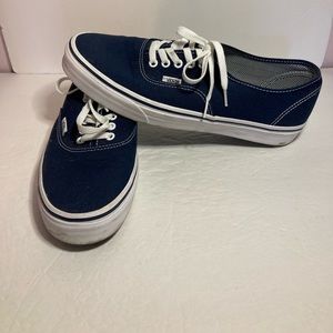 Men’s Vans Blue & White Shoes Size 11